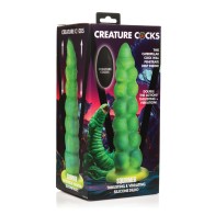 Dildo de Silicona Creature Cocks Squirmer con Control Remoto