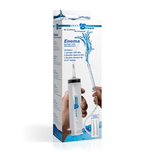 Cleanstream Enema Syringe with Attachments - Easy and Enjoyable Cleansing