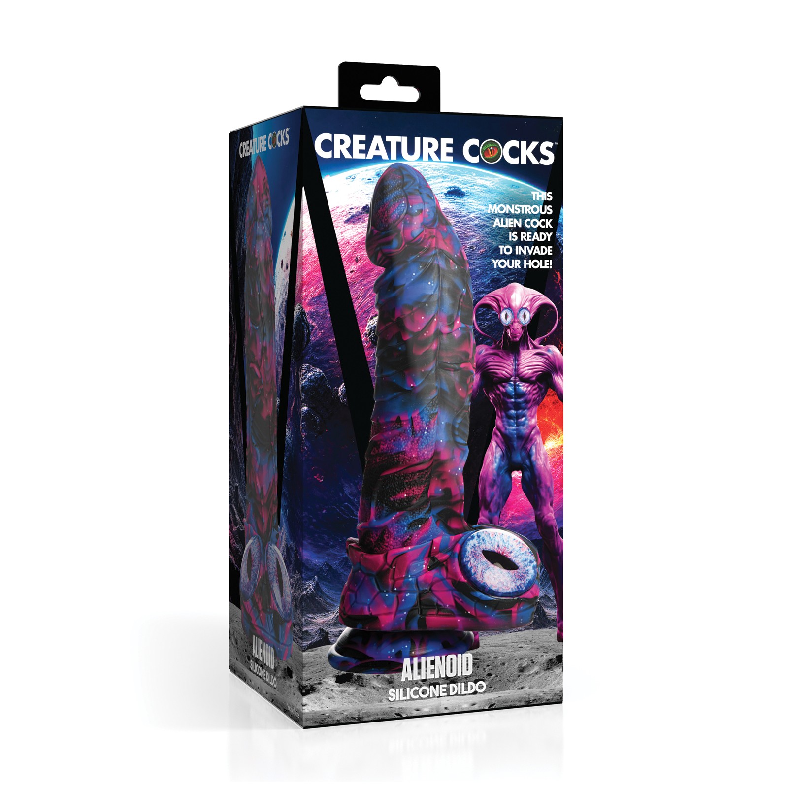 Creature Cocks Alienoid Dildo Multi Color