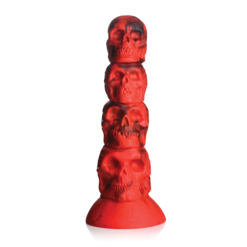 Creature Cocks Dildo Doom de Silicona - Rojo/Negro