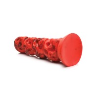 Creature Cocks Dildo Doom de Silicona - Rojo/Negro