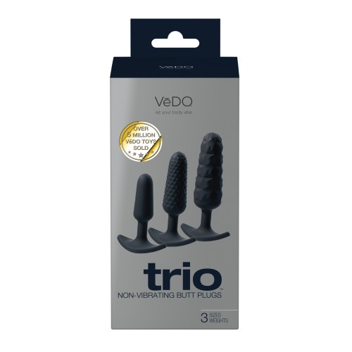 Set de Tapones Anales VeDO Trio Negro