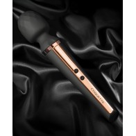 Coquette The Queen Wand Massager - Black/Rose Gold