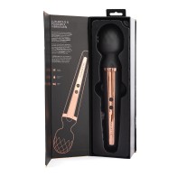 Coquette The Queen Wand Massager - Black/Rose Gold