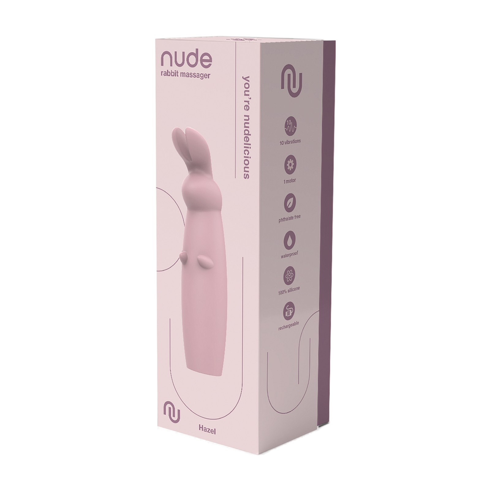 NUDE Hazel Masajeador Rabbit Recargable - Placer Sensual