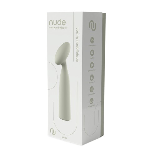 NUDE Luna Rechargeable Mini Wand Vibrator Mint