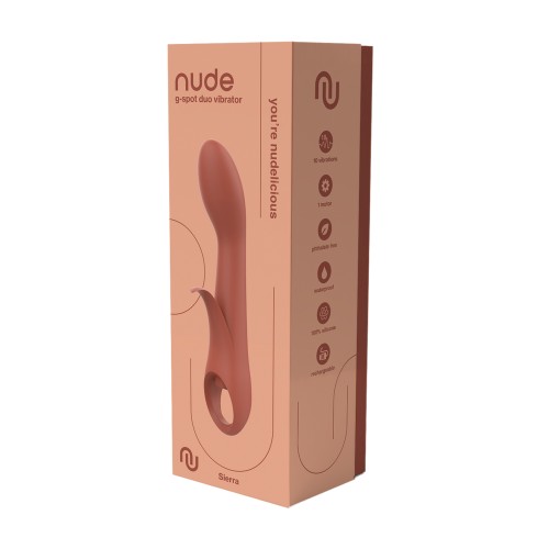 Vibrador Doble G-Spot Sierra NUDE Durazno