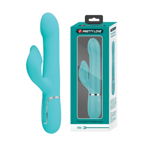 Vibrador Conejito Pretty Love Ternura Aqua