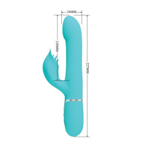 Vibrador Conejito Pretty Love Ternura Aqua