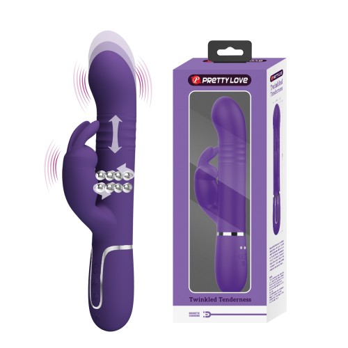 Conejito Vibrador Pretty Love Twinkled Tenderness Púrpura