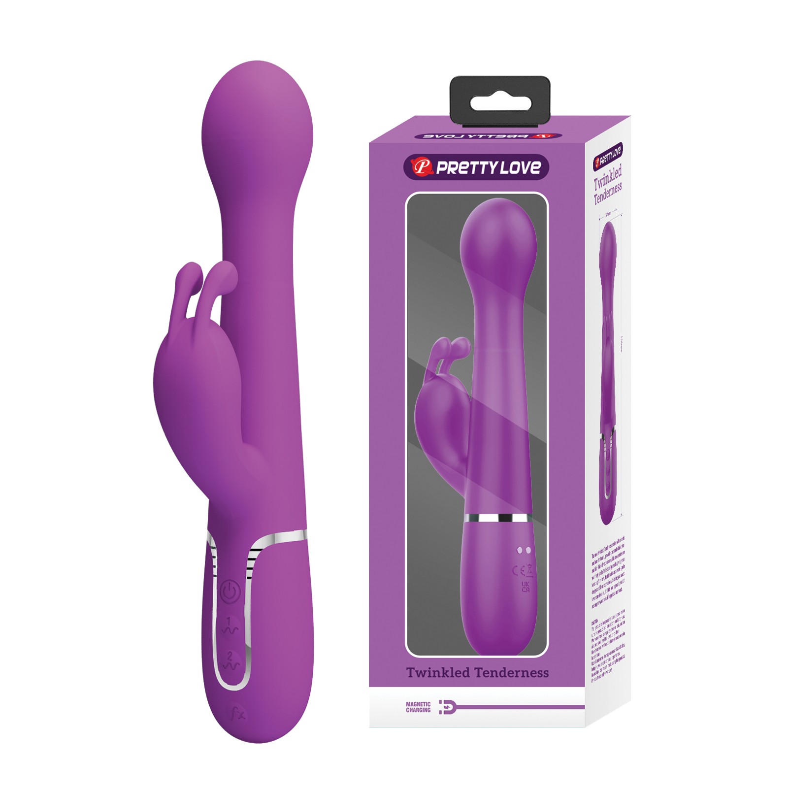 Vibrador Rabbit Pretty Love Twinkled Tenderness Fucsia