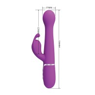 Vibrador Rabbit Pretty Love Twinkled Tenderness Fucsia