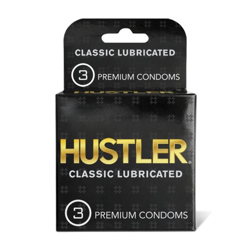 Condones Premium Lubricados Hustler Paquete de 3