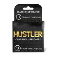 Condones Premium Lubricados Hustler Paquete de 3