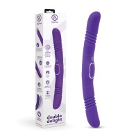 Vibrador Doble Placer Vibrante y con Movimiento