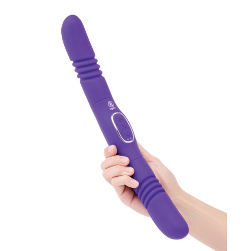 Vibrador Doble Placer Vibrante y con Movimiento