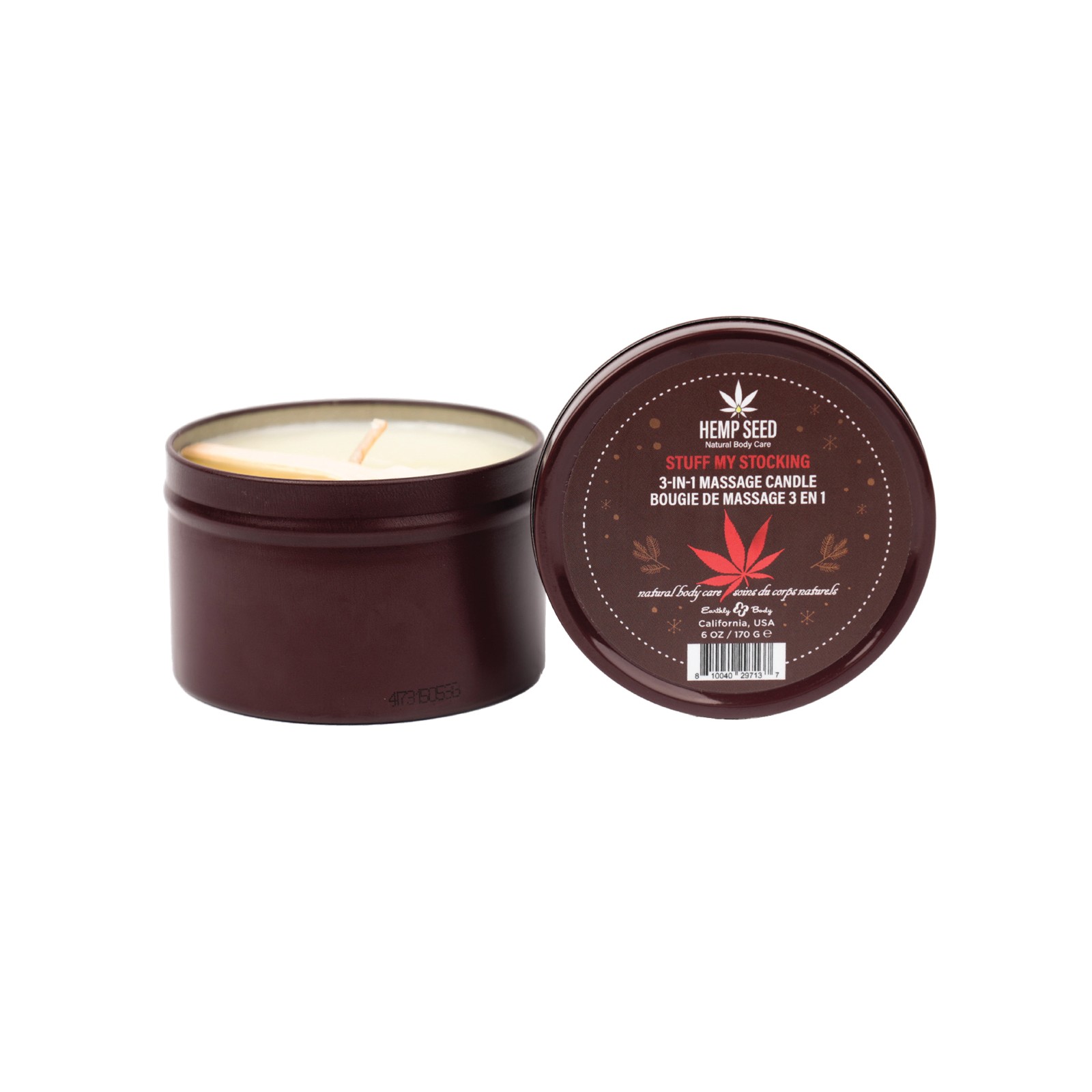 Earthly Body 3-in-1 Massage Candle - 6 oz Stuff My Stocking