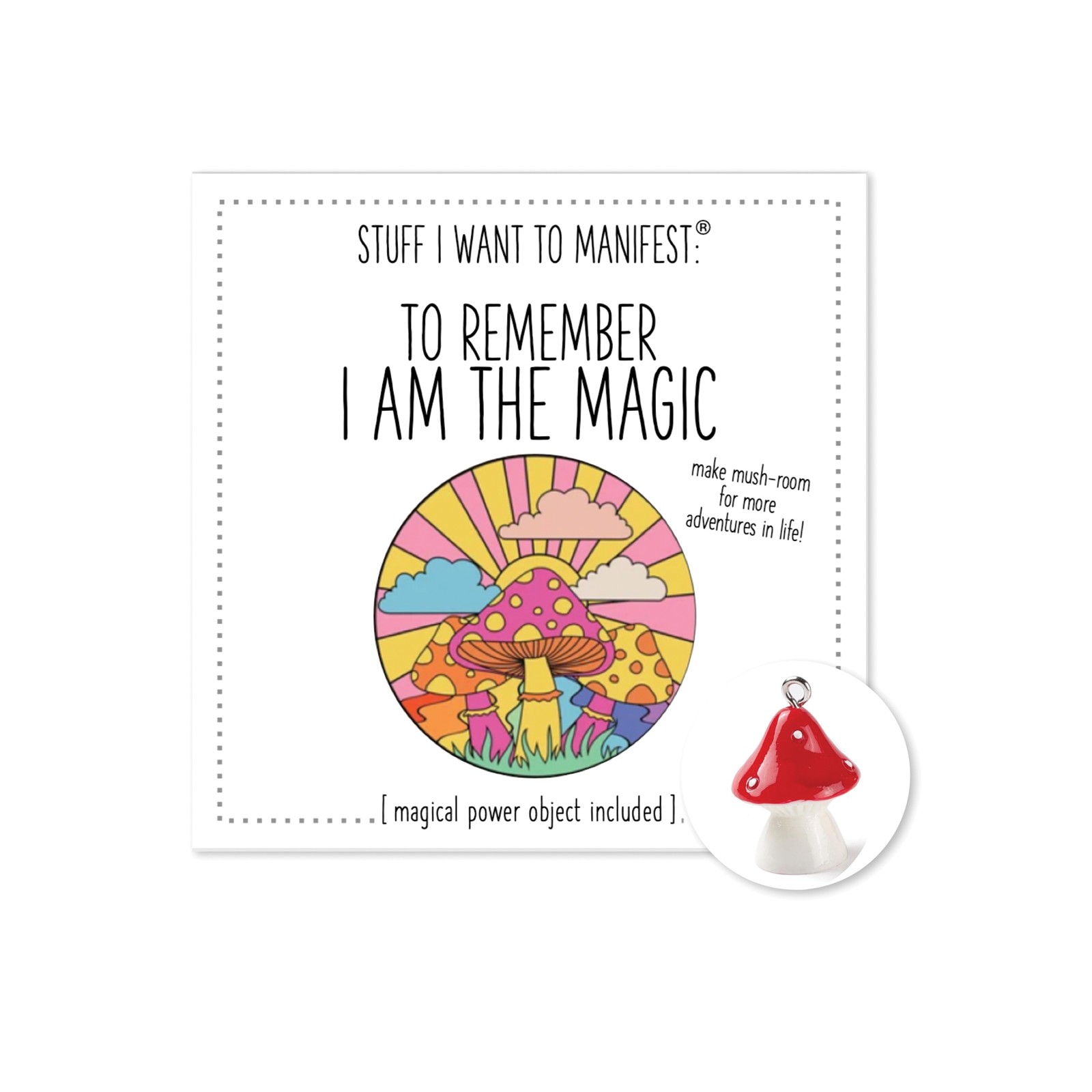 Warm Human Magic Mini Card Charm