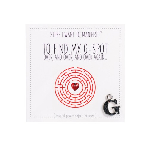 Warm Human Find My G Spot Mini Card with Charm