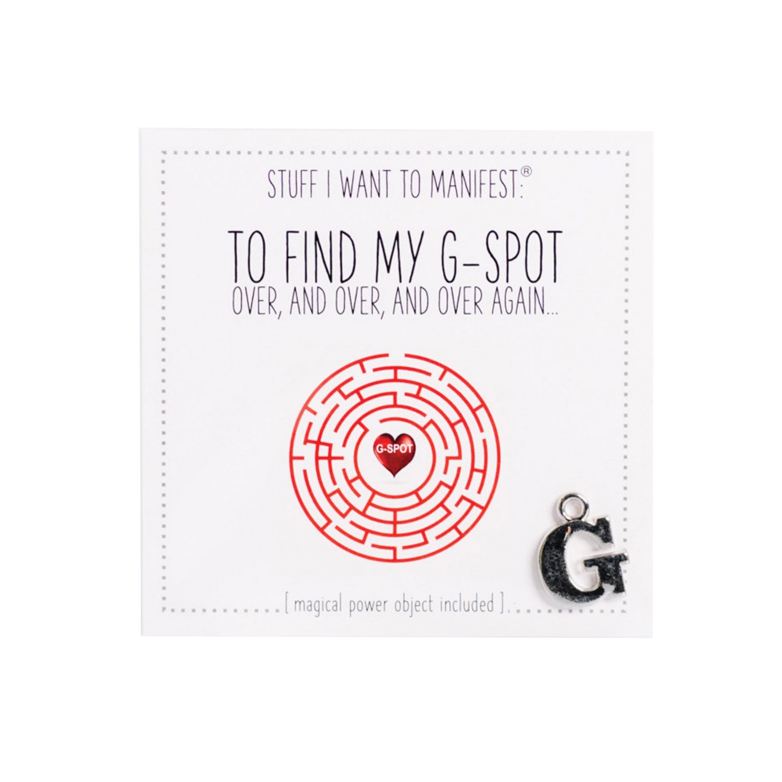 Warm Human Find My G Spot Mini Card with Charm