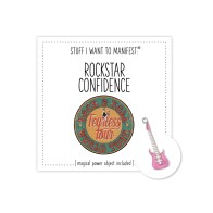 Rockstar Confidence Mini Card and Charm for Manifesting Dreams