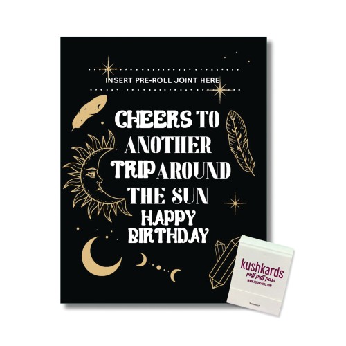 Tarjeta de Cumpleaños Cheers to Another Trip Around the World