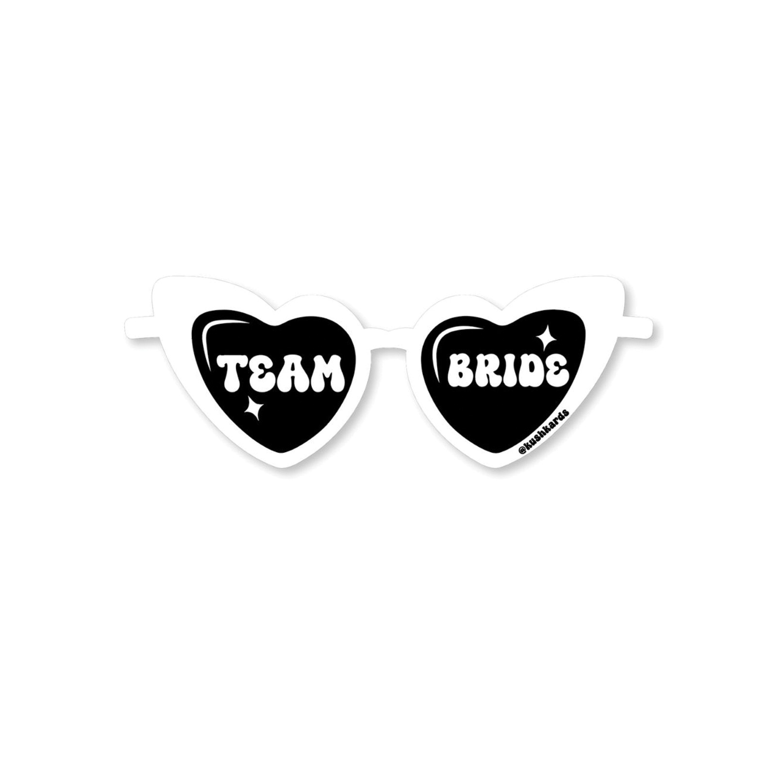 Team Bride Stickers Pack of 3