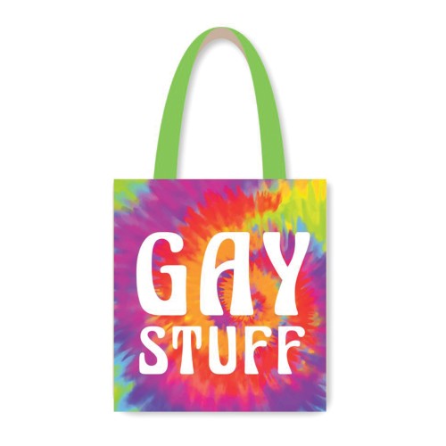 Bolsa Reusable Colorida Gay Stuff para Compras