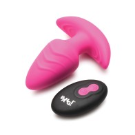 Bang Rotating Vibrating Butt Plug with Remote Pink