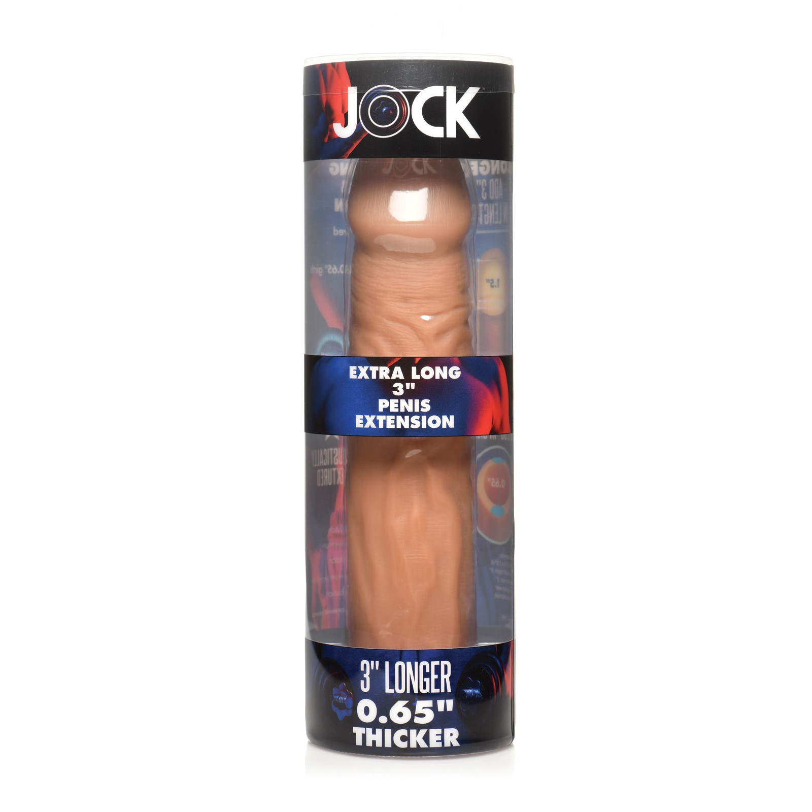 Extensión de Pene Curve Toys Jock Extra Larga 3"