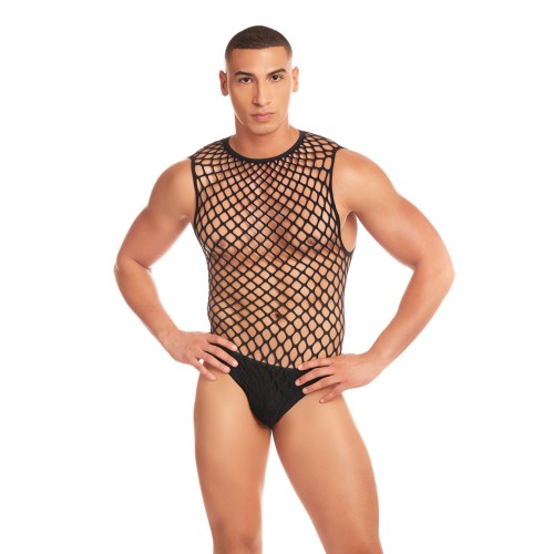 Conjunto Unitard de Red Grande Rainbow Party con Tanga Negro L/XL