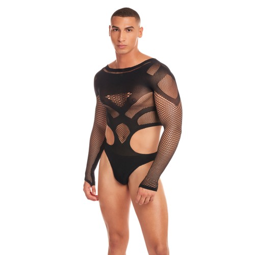 Bodysuit de Malla Rainbow Party Out of Orbit Negro LXL