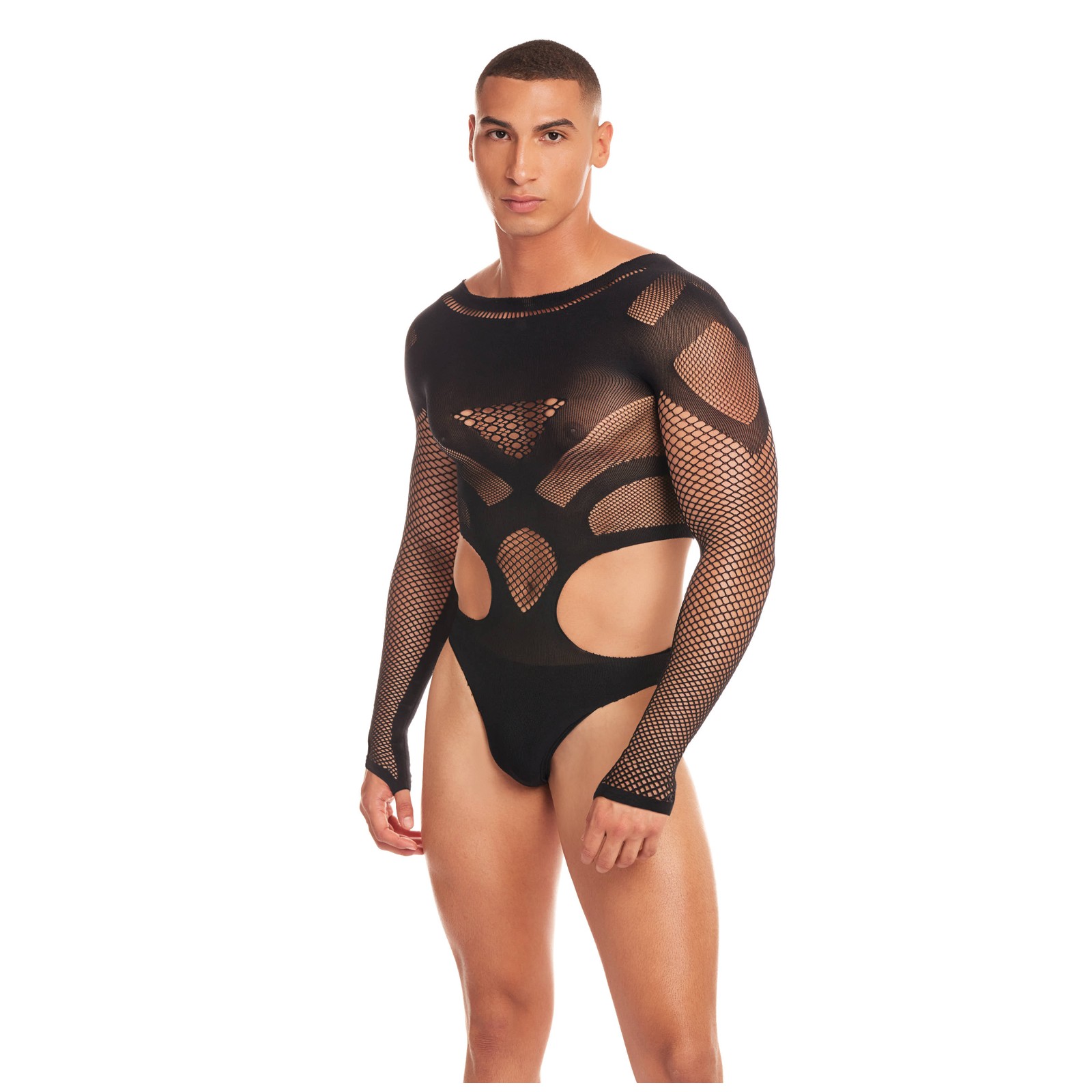 Bodysuit de Malla Rainbow Party Out of Orbit Negro LXL