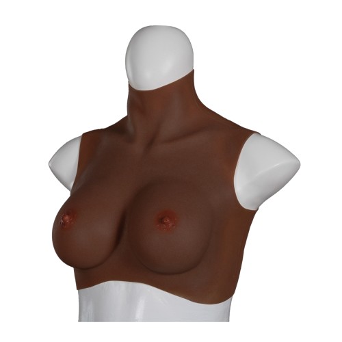 XX-DREAMTOYS Ultra Realistic D Cup Breast Form Medium Black