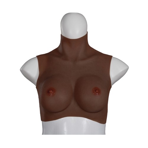 XX-DREAMTOYS Ultra Realistic D Cup Breast Form Medium Black