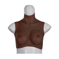 XX-DREAMTOYS Ultra Realistic D Cup Breast Form Medium Black