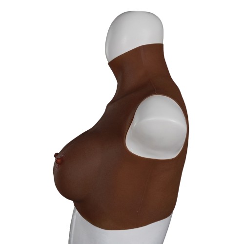 XX-DREAMTOYS Ultra Realistic D Cup Breast Form Medium Black