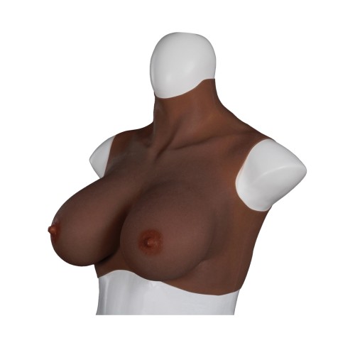 XX-DREAMTOYS Ultra Realistic E Cup Breast Form - Black