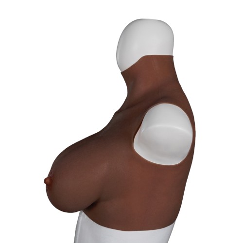 XX-DREAMTOYS Ultra Realistic E Cup Breast Form - Black