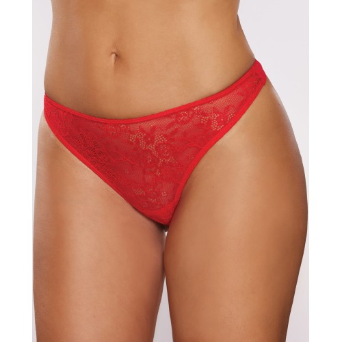 Allure Wrapped Thong with Bow - Perfect for Special Occasions