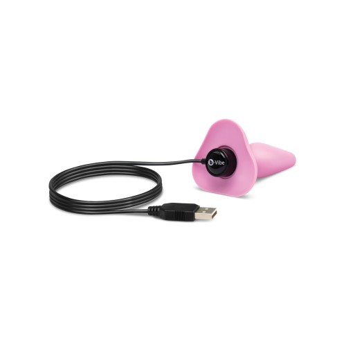 Plug Anal Vibrador Tapered para Principiantes b-Vibe - Rosa