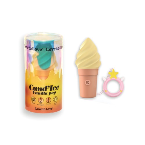 Love to Love Candice Ice Cream Cone Stimulator Vanilla Pop