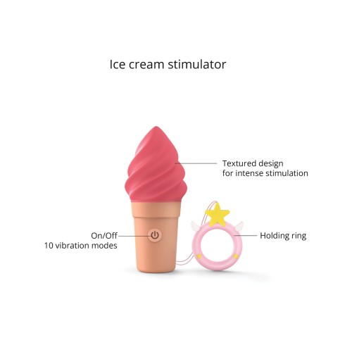 Love to Love Cand'ice Ice Cream Cone Stimulator Raspberry Jolly