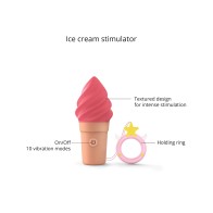 Love to Love Cand'ice Ice Cream Cone Stimulator Raspberry Jolly