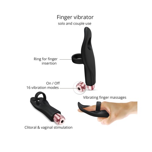 Vibrador de Dedo Tickle Me para Estimulación Definitiva