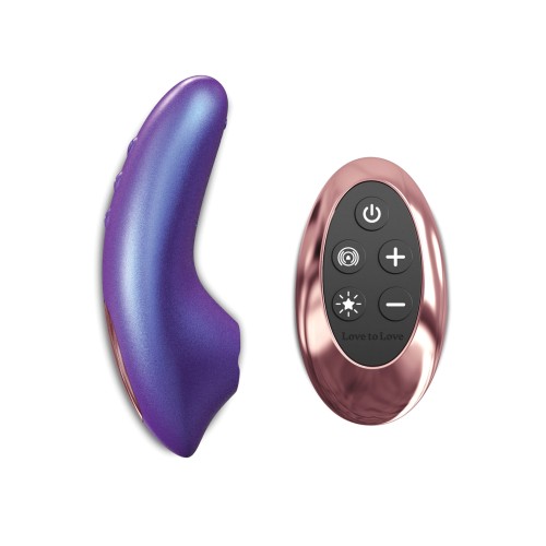 Mini Vibrador Love to Love Dreamer Tongue Flicker Noche Iridiscente