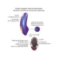 Mini Vibrador Love to Love Dreamer Tongue Flicker Noche Iridiscente