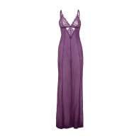 Katana Mesh Lace Gown Purple 1X/2X