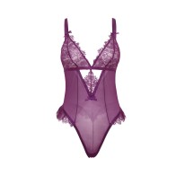 Katana Mesh Lace Teddy Purple L/XL