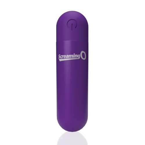 Vibrador Bullet Recargable de Toque Suave Púrpura